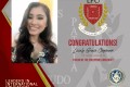 Congratulations to our Senior student, Lovely Grace Cayanan